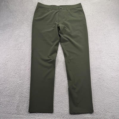 Public Rec Pants Mens 36x32 Green Dealmaker Workday 5 Pocket Performance Stretch