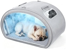 Cooling Dog House with Mat for Small Dogs and Cats Large Gray Design