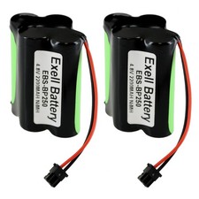 2x Scanner Battery EBS-BP250 Compatible With Uniden BP120 BP150 BP180 BP250
