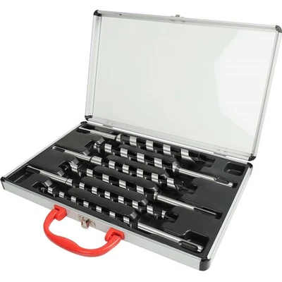 WALTER WERKZEUGE Walter Schlangenbohrer Set SDS+ 6 tlg. Holzbohrer Balkenbohrer Spiralbohrer