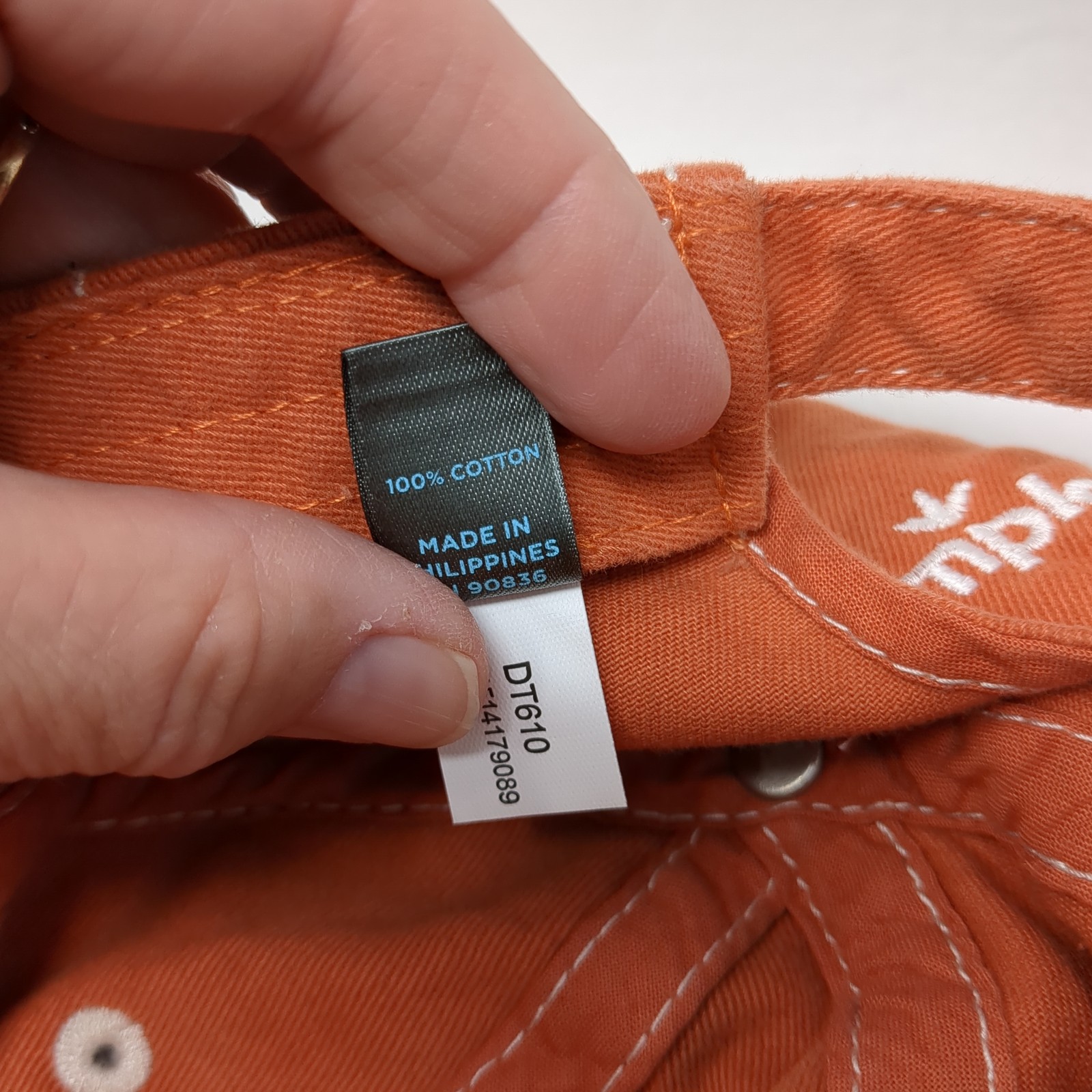 Simplot Games Baseball Cap Orange One Size Adjust… - image 10