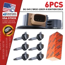 6PCS DG549 Engine Ignition Coil Direct For Ford Lincoln Ecoboost For Motorcraft