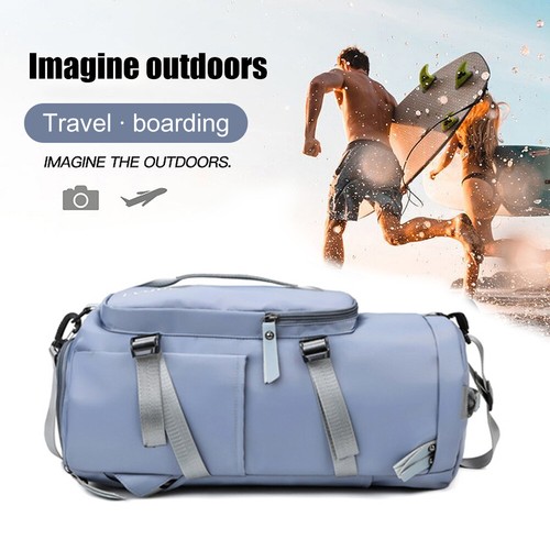 Mochila Oxford de tela para gimnasio compartimento bolsa de fitness transpirable para senderismo natación - Imagen 10 de 17