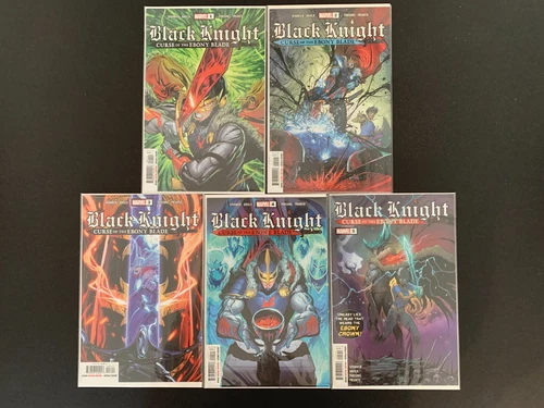 BLACK KNIGHT: CURSE OF THE EBONY BLADE #1-5 COMPLETE!  *NM OR BETTER!* (2021)