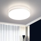 13 Inch Flush Mount LED Ceiling Light Fixture, Energy Efficient, For Home Office