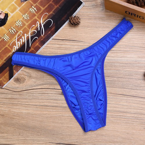 Sissy Men's Lingerie Briefs Bikini Back Ruched Pouch Panties Thong Underwear - Picture 45 of 64