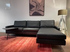 Cor Conseta Sofa, in Leder Schwarz, Top Zustand w.NEU!