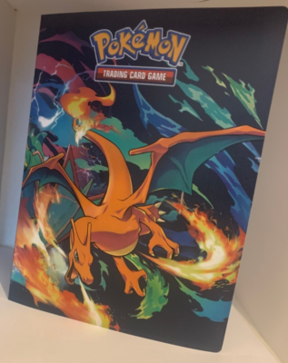 charizard pokemon card folder Orange The side Charizard 240-Pocket Pokemon Binder Folder