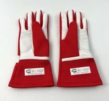 CZR RACING RACING SFI GLOVES FLAME RETARDANT LARGE RED