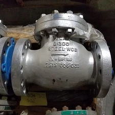 Velan F14-0114C-02TY 6" Flanged Swing Gate Check Valve, 150 Class, WCB Body