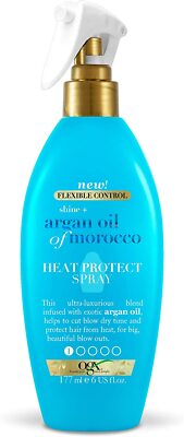 OGX Argan Oil of Morocco Hitzeschutz Spray für Haare 177ml Neu SCHNELL KOSTENLOSER VERSAND