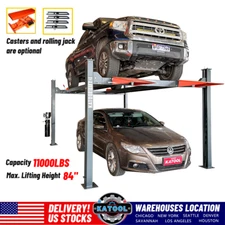 KT-4H110 11,000 Lbs 3.0HP 4 Post Car Lift Heavy Duty Four Post Auto Truck Hoist