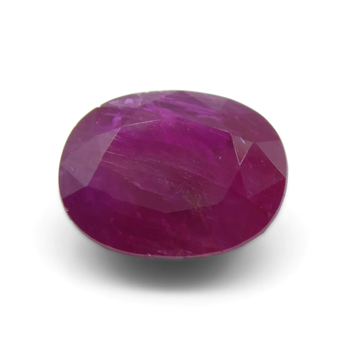 4.21ct Oval Red Ruby from Vietnam - Picture 1 of 14