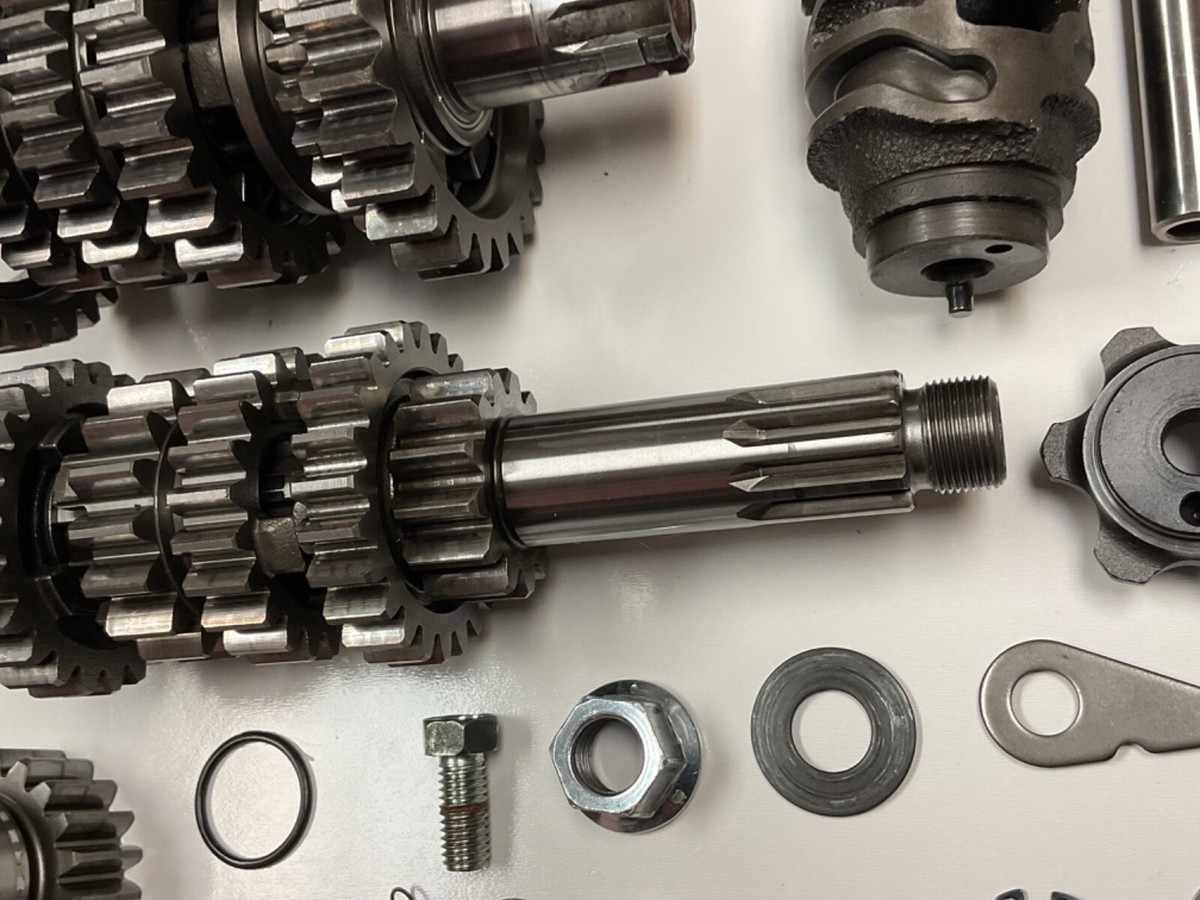 1994 94-98 Kawasaki KX125 KX 125 Transmission Gears Shaft Shift