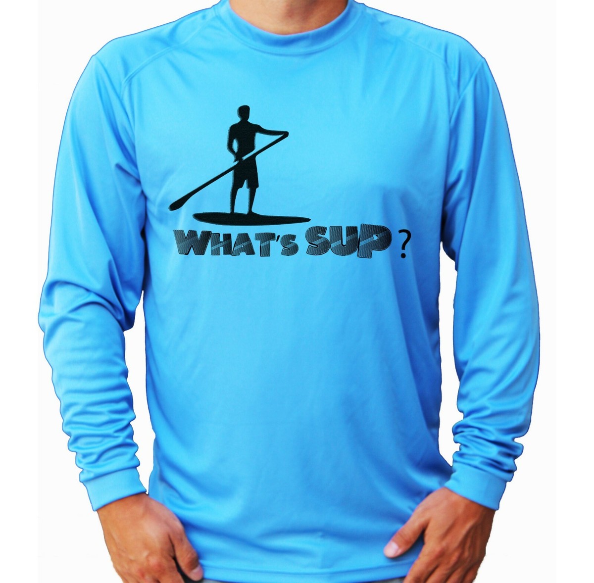 Sup長袖Tシャツ SUP Surfing Paddle Board Long Sleeve UPF 30 T-Shirt Beach Sport UV