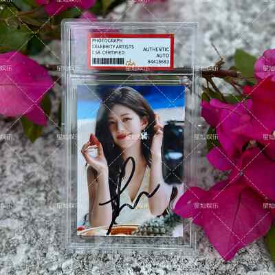 Zhao Lu Si Autograph Photos Signature Fidelity Gifts 3 Inch 赵露思 Signature Photo 