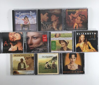 Soundtracks CHICK FLICKS Sense & Sensibility/ Feast of July... Lot of 10 CDs