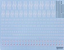 NMS-6 'O' gauge, 7mm decals BR blue/grey Class 20, 25, 31, 37, 40, 45 etc.