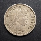 1902 *O*BARBER SILVER DIME ***NICE COIN!*** FREE SHIPPING! M7062