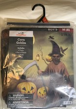 Halloween Outfit Corn Goblin Boys M 8 NEW
