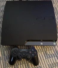 Sony PlayStation 3 PS3 Slim 111GB Console Bundle - Tested & Working