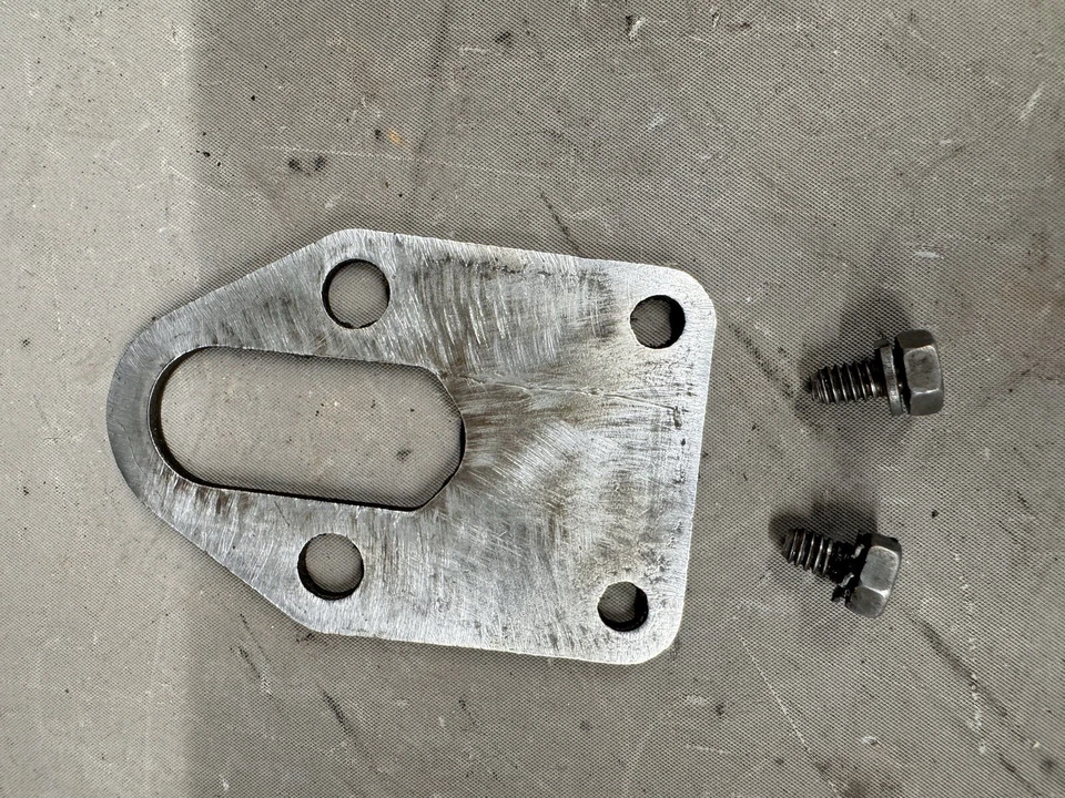 Chevy Impala Corvette 283 327 348 409 1959-1967 placa de bomba de combustible Nova Chevelle V8 Foto 3 de 4