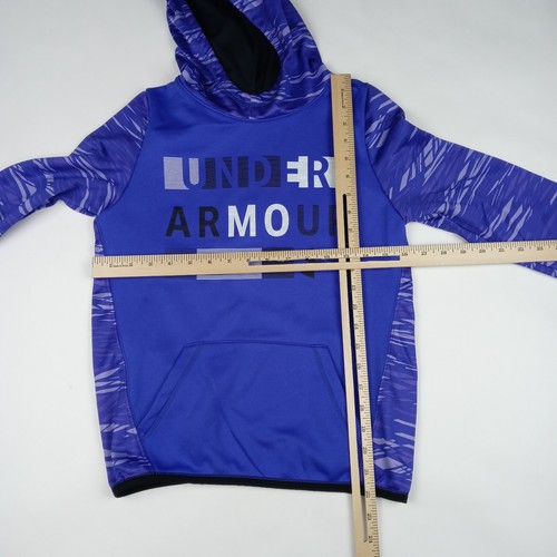 UNDER ARMOUR ColdGear Hoodie Sweatshirt Sweater Girls Youth Size Large Pullover - Picture 5 of 9