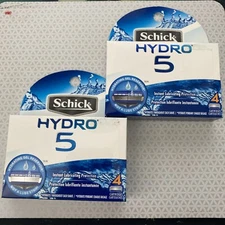 (2) BRAND NEW  Schick Hydro 5 Razor Blade Refills 4pk