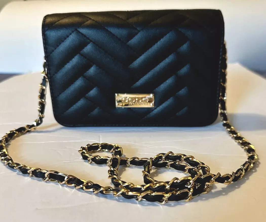 Trendy Black Crossbody Bag Trendy Bebe Quilted Shoulder Bag