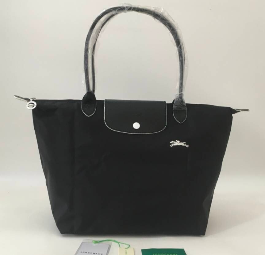 LONGCHAMP 70th anniversary Le Pliage Club L Tote bag Black - Main Image