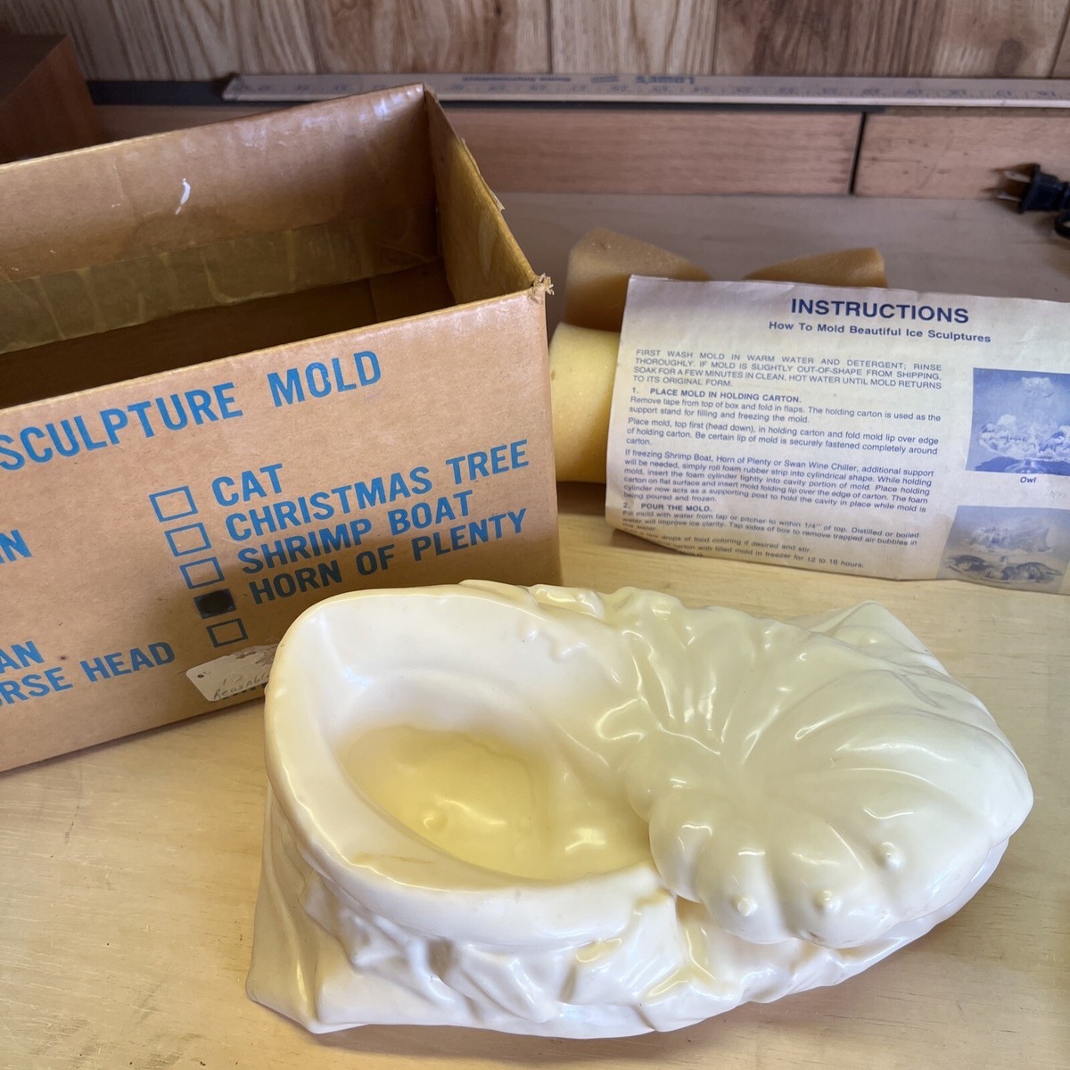 Vintage Reusable Ice Sculpture Mold Thanksgiving