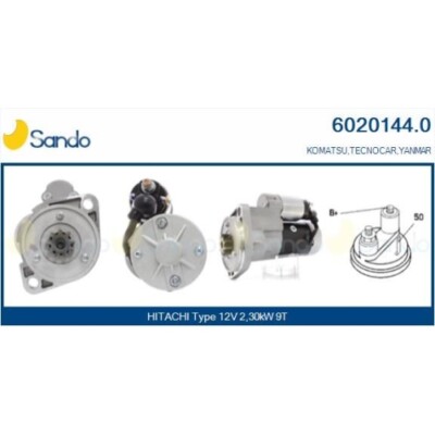 Starter Sando 6020144.0 für Hitachi Yanmar Yale