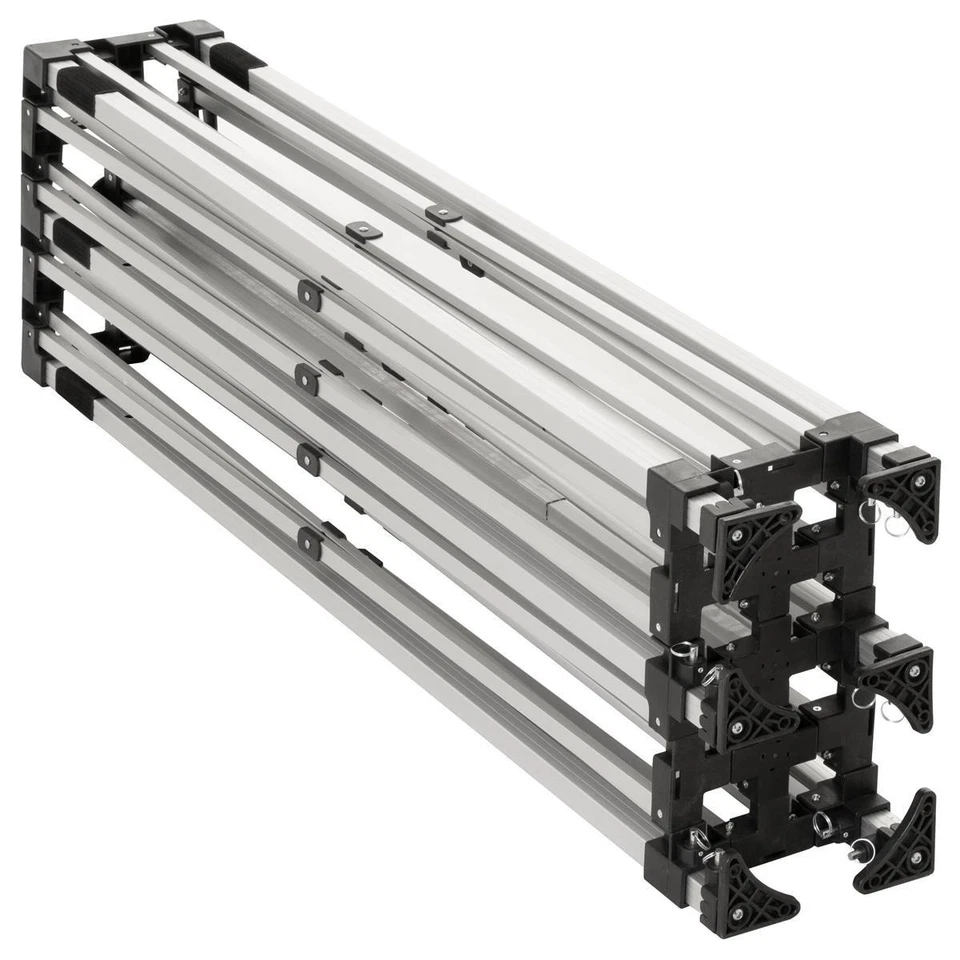 PROFI Faltpavillon Partyzelt 3x6 m blau mit Seitenteilen wasserdicht Festzelt - Bild 4 von 4