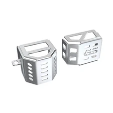 Front Brake Fluid Reservoir Cap Guard SET For BMW R1200GS /Adventure /GSA Silver