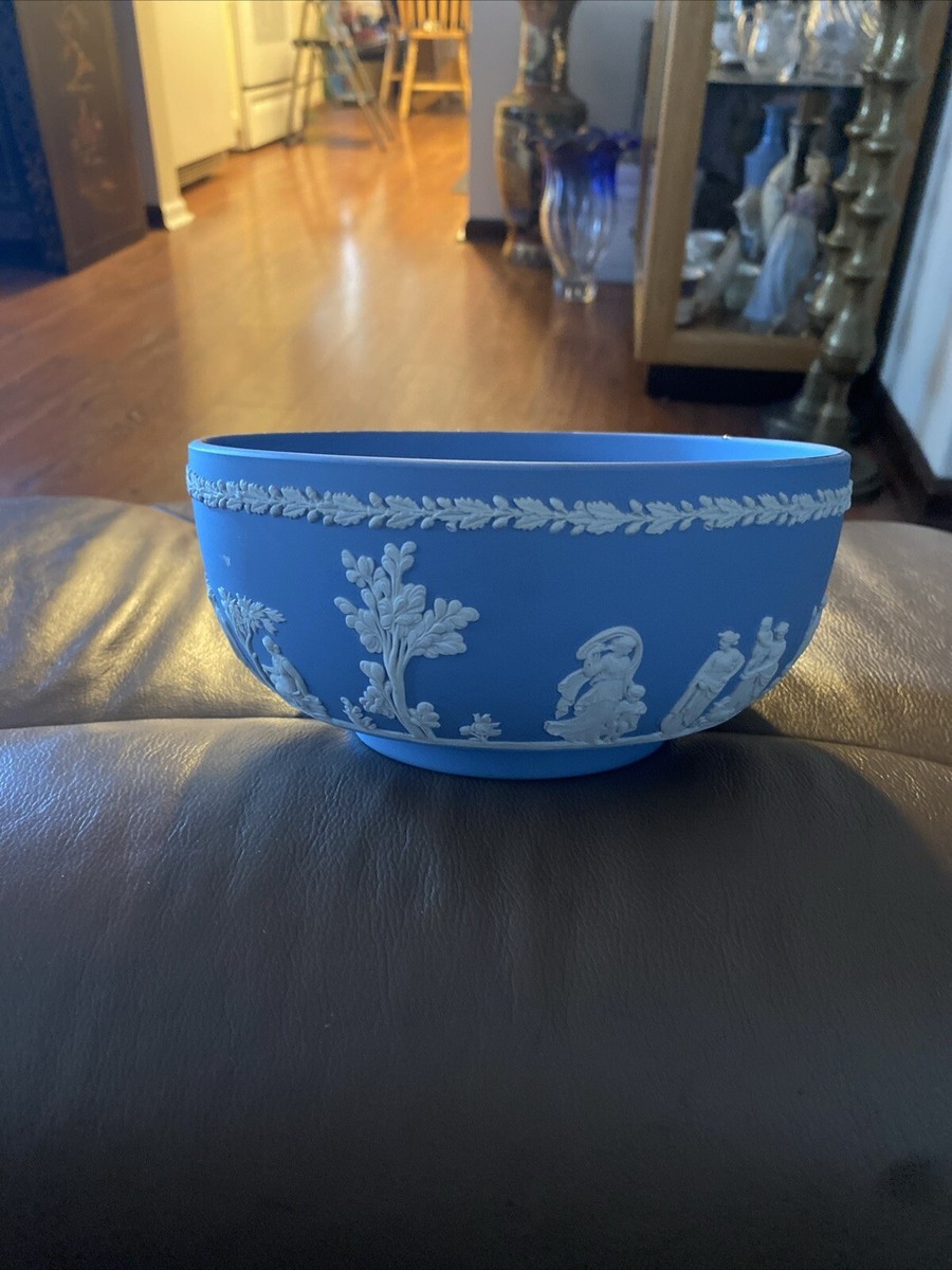 Vintage Wedgwood Blue Jasperware 8
