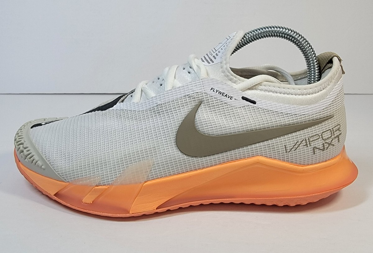 Nike React Vapor Next HC Tennis Shoes Mens 6.5 White Khaki