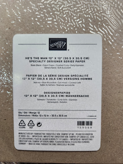 Stampin' UP! Designer Series Paper DSP 12 x 12 All New Unopened ...
