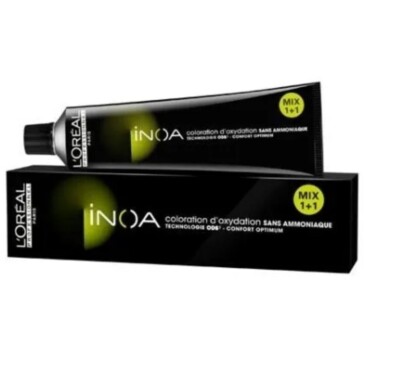 L'Oreal Inoa Coloration Cream Hair Colour 2oz Without Ammonia No Smell