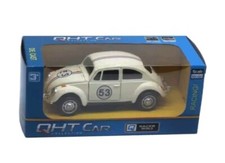 VW BEETLE HERBIE IL MAGGIOLINO 53 QHT CAR COLLECTION SCALE 1:32 AUTO COLLEZIONE 
