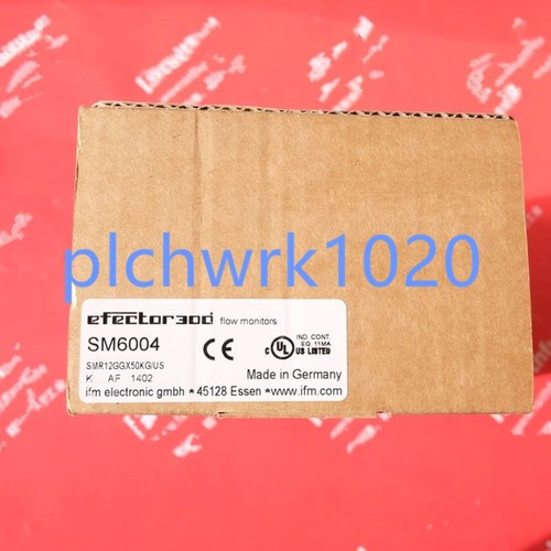 1 PCS NEW IN BOX IFM Flow Meter SM6004 #A6-37 | eBay