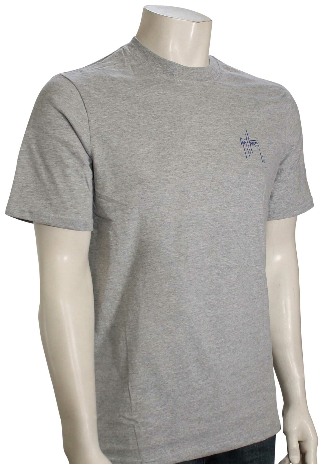 Мужская футболка Guy Harvey с логотипом Swords - Stars серого цвета