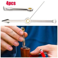 4pcs Stainless Steel 3-in-1 Smokers Pipe Cleaning Tool, Reamer & Tamper Knife