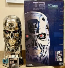 Sideshow Collectibles T800 Endoskull Life Size Bust Combat Terminator w/Box 1:1