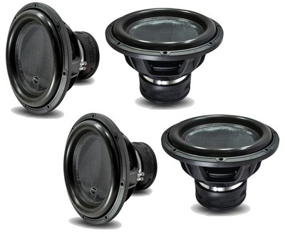4x Harmony HA-ML151 Monolith 15'' Competition SPL Sub 3200W Dual 1 Ohm Subwoofer