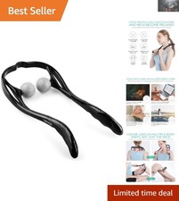 Silicone Neck Massager with Ergonomic Handle - Lightweight and Travel-Friendly