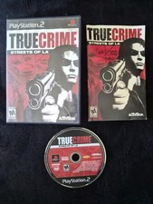 True Crime Streets of LA Sony Playstation 2 Game Complete W/ Case & Manual PS2