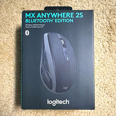 Logitech MX Anywhere 2S Bluetooth Darkfield Mouse Black 4000 DPI 4-Button