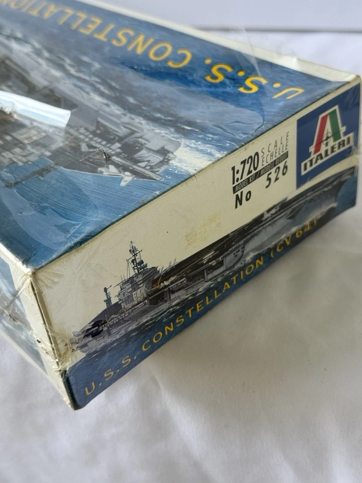 Italeri USS Constellation CV-64 No. 526 | 1:720 Battleship Navy Model 1990's New - Image 4 of 4