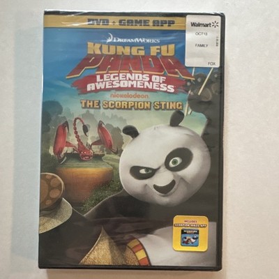 DreamWorks Kung Fu Panda Legends Scorpion Sting DVD Scorpion Maze App