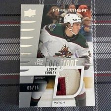 2023 UPPER DECK PREMIER LOGAN COOLEY ON THE FOREFRONT 05/75